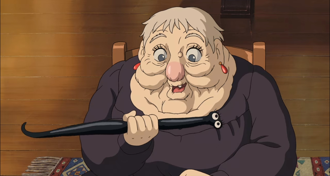 荒地の魔女のおばあちゃんはハウルの元カノ？階段のシーンも考察！